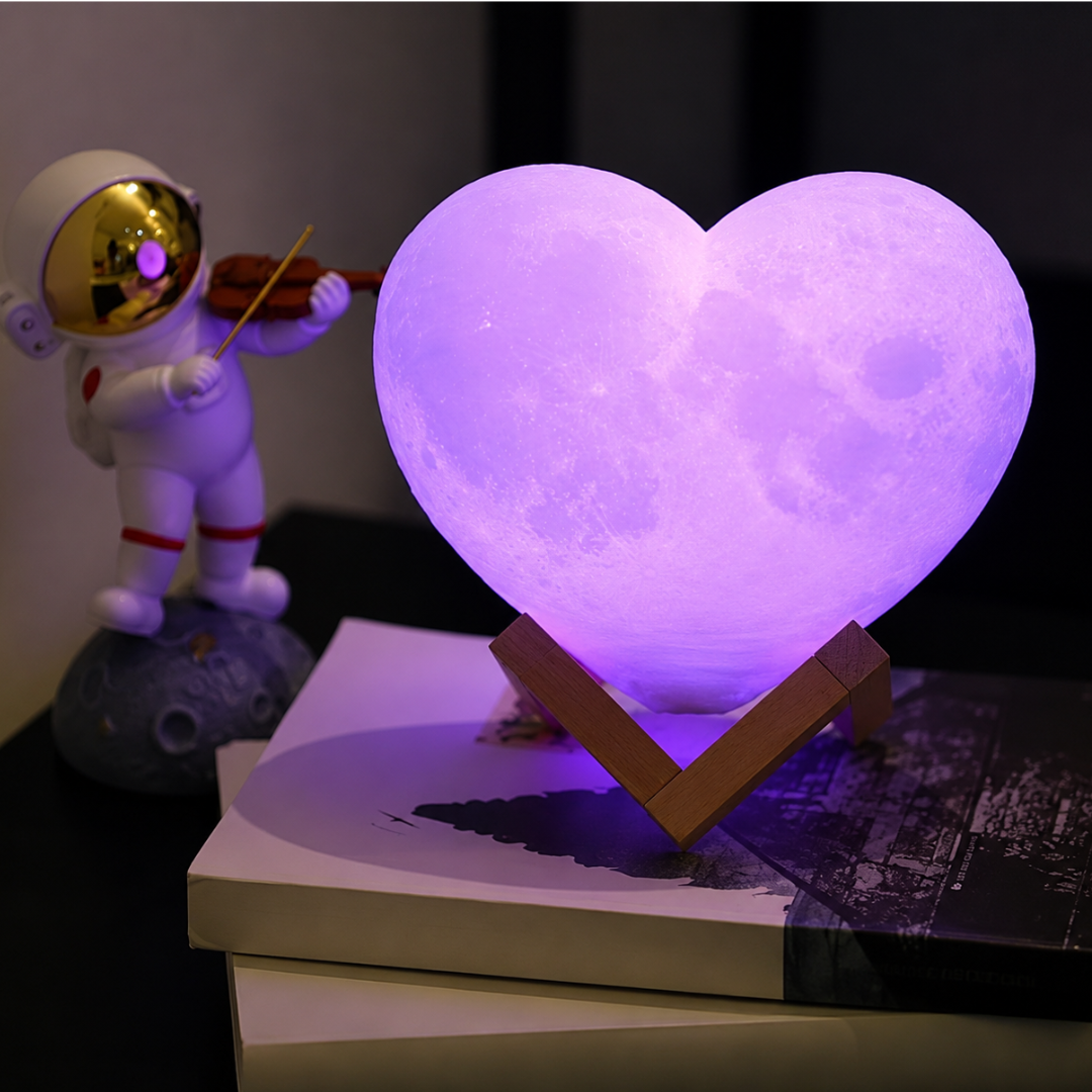 Lámpara LED con Forma de Corazón
