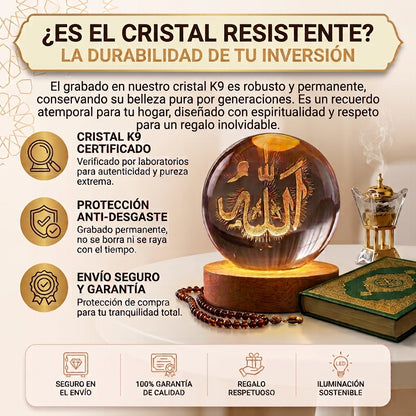 Esfera de Cristal 'Allah'