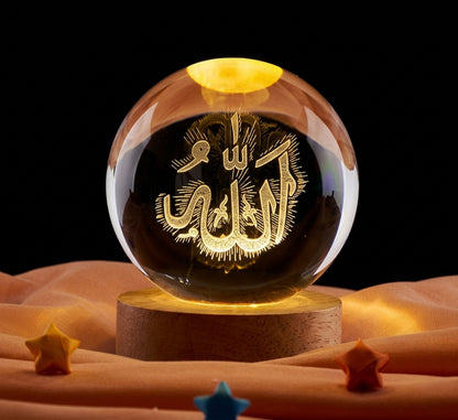 Esfera de Cristal 'Allah'